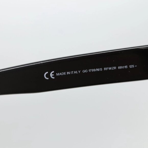 GUCCI Sunglasses Plastic Black Auth ar13681 - Picture 10 of 10